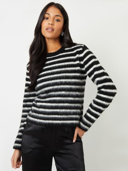 Threadbare Black Brushed Knitted Jumper (AY4010) | 2,103 UAH