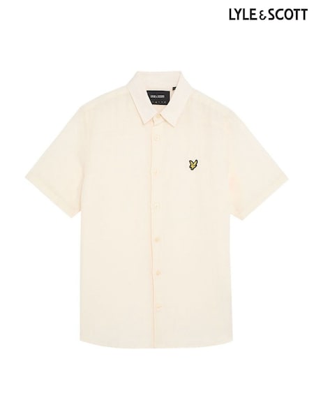 Lyle & Scott Hemp Short Sleeve Shirt (AY4151) | ‏377‏₪