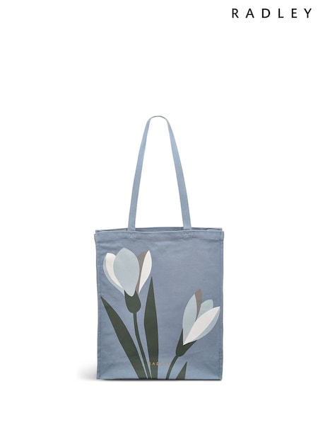 Radley London Blue Snow Drop Open Top Tote Bag (AY4167) | ‏146‏₪