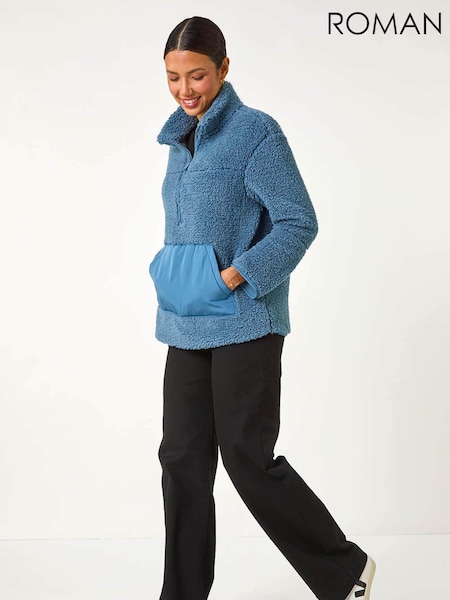 Roman Half Zip Fleece Jacket (AY4184) | ‏277‏₪