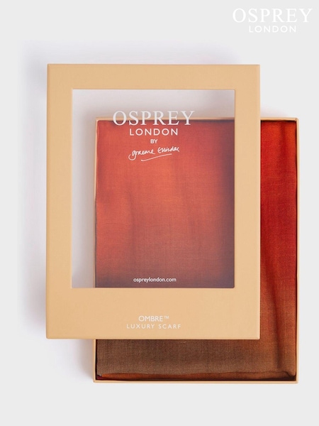 Osprey London The Ombre Boxed Scarf (AY4216) | ₪347