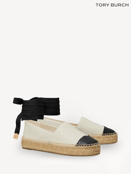 Tory Burch Cap-Toe Espadrille Sandals (AY4220) | ‏1,689 د.إ.‏