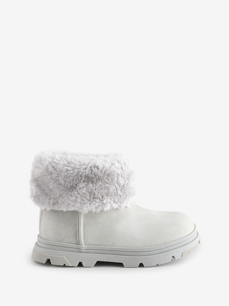 Schuh Grey Cherry Faux Fur Boots (AY4471) | € 45