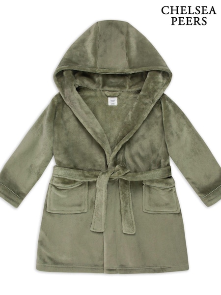 Chelsea Peers Green Kids Fleece Dressing Gown (AY4699) | R$ 345