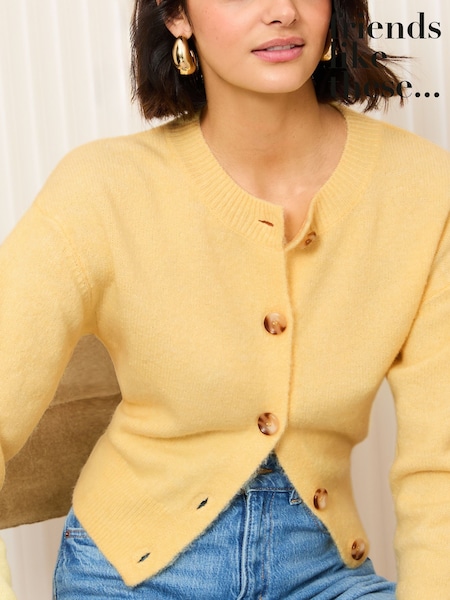 Rumena - Friends Like These Cropped Button Through Cardigan (AY4706) | € 47