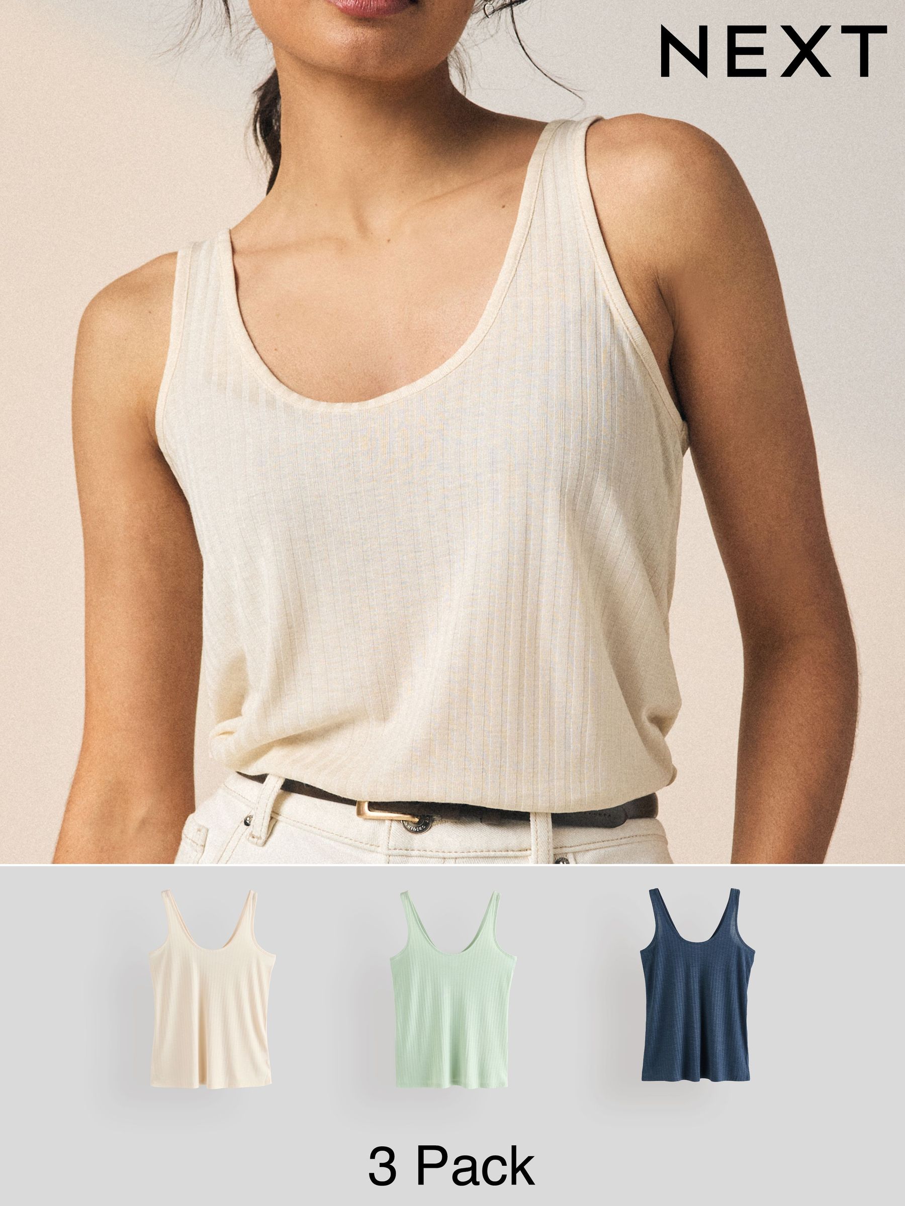 Womens Green Vests Tops | Next Poland