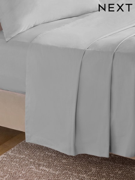 Silver Cotton Rich Flat Sheet (AY4762) | €14 - €25