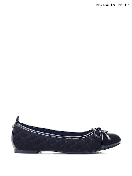 Moda in Pelle Ferme Smart Quilted Leather Ballerinas (AY4835) | ₪397