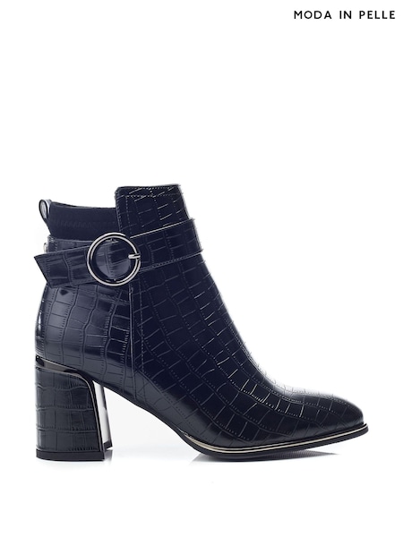 Moda in Pelle Paeden Trim Detail Ankle Boots (AY4836) | $119