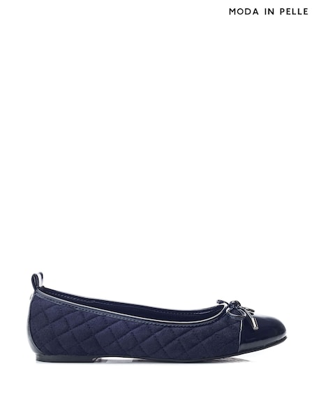 Moda in Pelle Ferme Smart Quilted Leather Ballerinas (AY4845) | ₪397