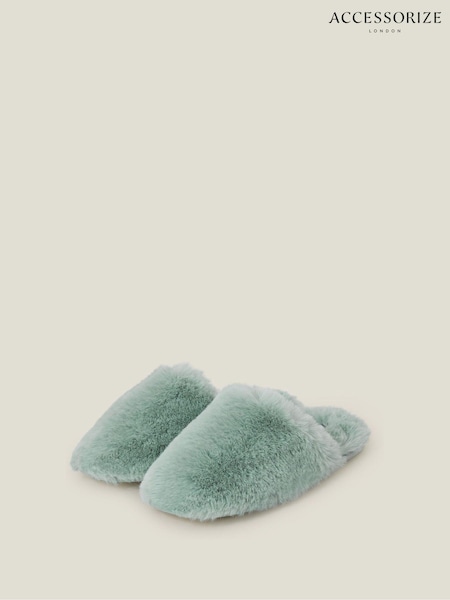 Accessorize Luxe Faux Fur Mule Slippers (AY4855) | € 17