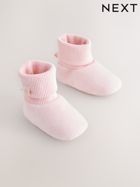 Pink Baby Bootie Shoes (0-18mths) (AY4865) | R$ 65