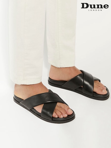 Negro - Dune London Isaacs Casual Sandals (AY4909) | 112 €