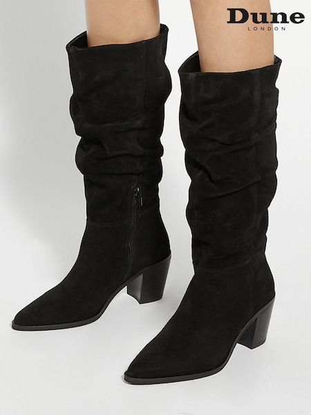 Dune London Black Troubles Calf Boots (AY4936) | €108