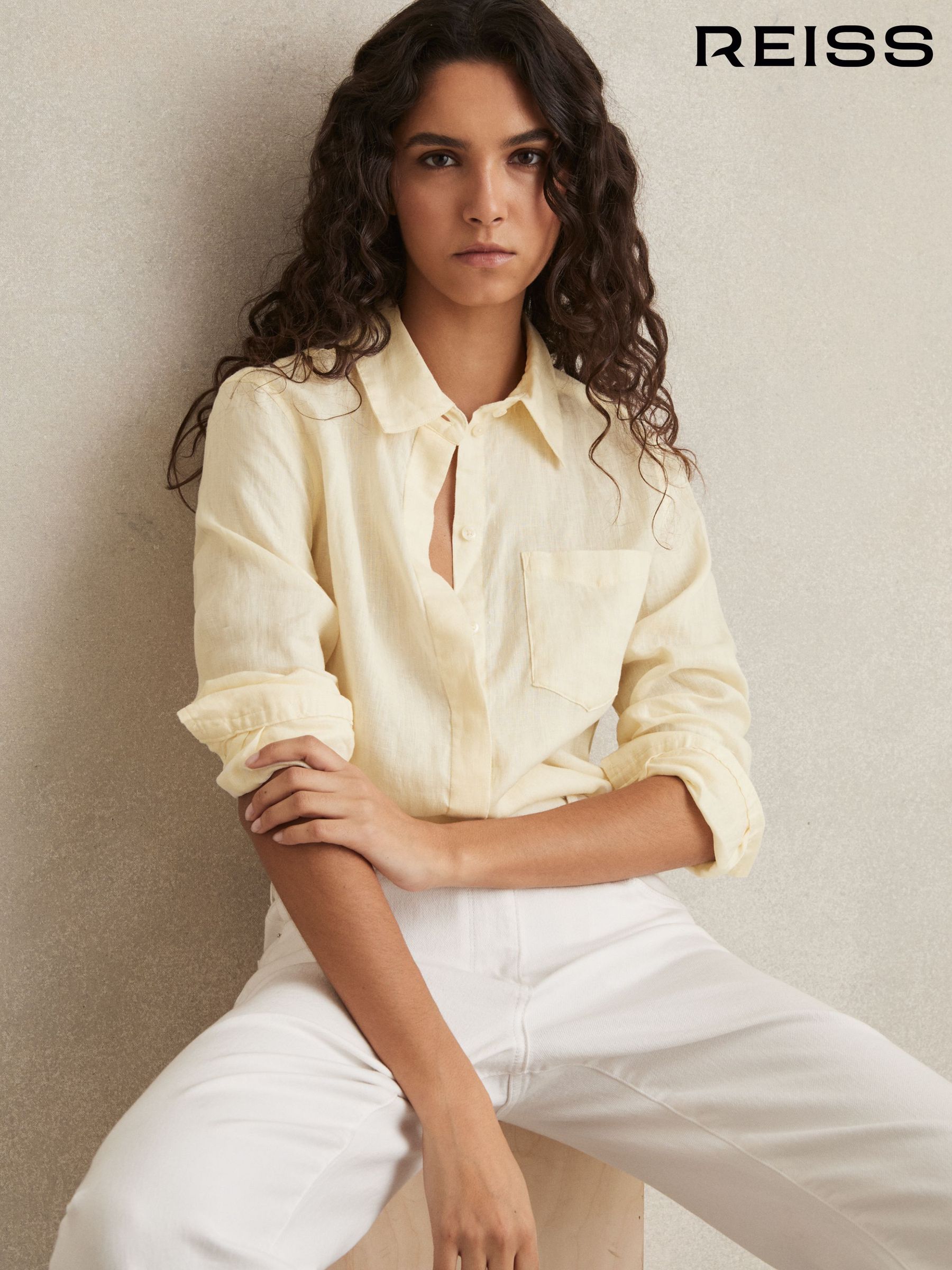 womens bright yellow tops