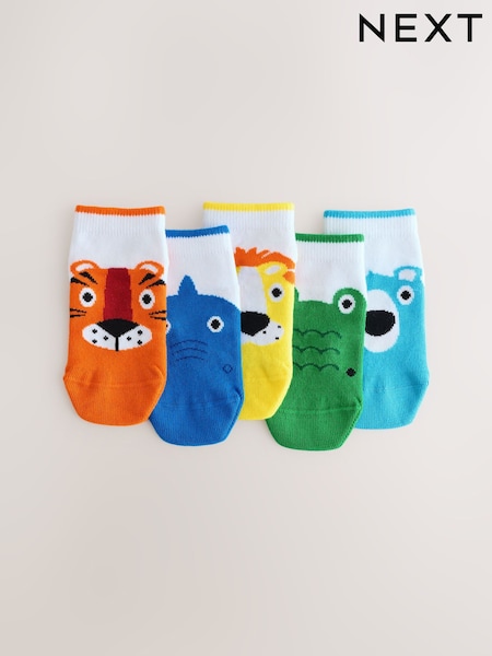 Bele svetle živali - Cotton Rich Trainer Socks 5 Pack (AY5019) | € 7 - € 9