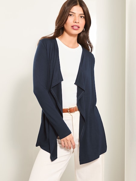 Lipsy Navy Waterfall Cardigan (AY5129) | $60