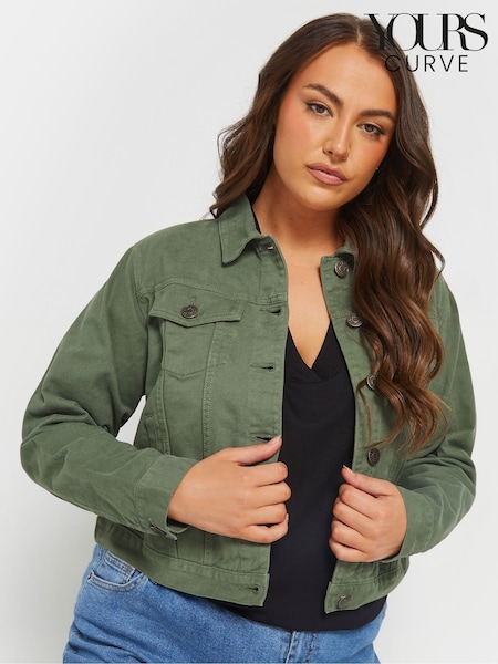 Yours Curve Classic Denim 100% Cotton Jacket (AY5173) | €49