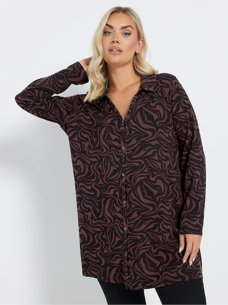 Yours Curve Long Sleeve Shirt (AY5182) | ‏146‏₪