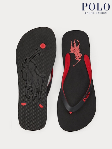 Черный - Polo Ralph Lauren Bolt Logo Sandals (AY5232) | €60