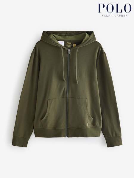 Зелений - Polo Ralph Lauren Loungewear Zip Through Jersey Stretch Hoodie (AY5426) | 5 107 грн