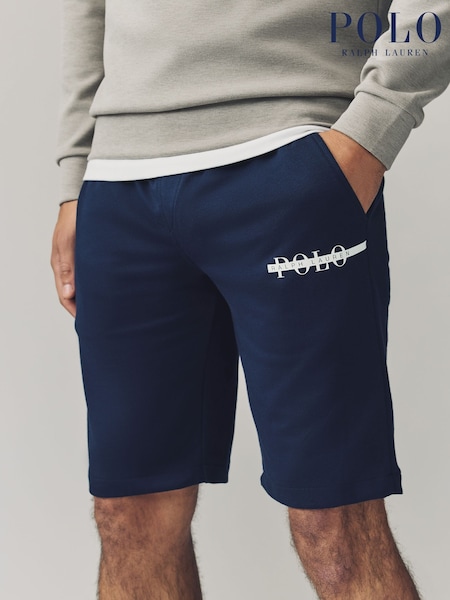 Темно-синий - Polo Ralph Lauren Logo Stripe Stretch Jersey Shorts (AY5429) | €86