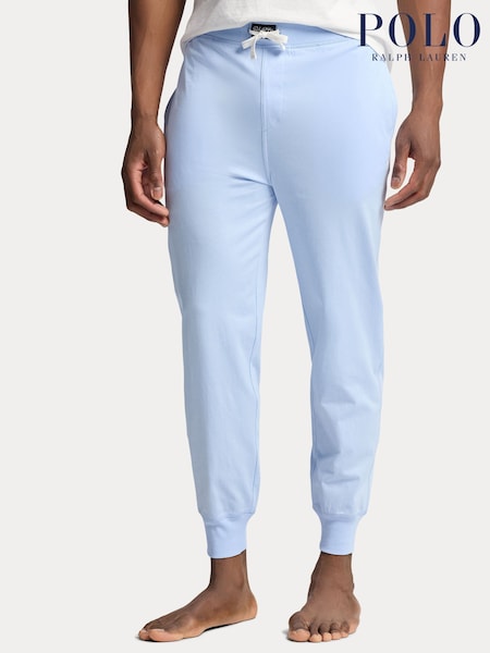 Polo Ralph Lauren Blue 100% Cotton Jersey Stretch Joggers (AY5438) | €107