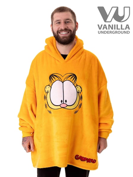Vanilla Underground Orange Mens Garfield Blanket Hoodie (AY5502) | €50