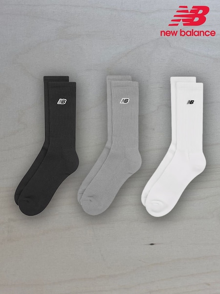 New Balance Patch Logo Crew Socks 3 Pack (AY5521) | 95 zł