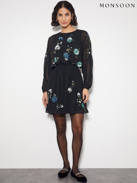 Monsoon Penelope Embellished Tunic Mini Dress (AY5588) | €109