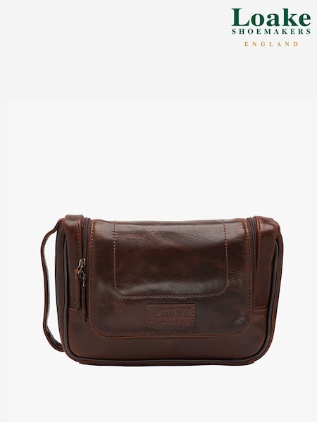 Loake Hanging Leather Wash Brown Bag (AY5826) | €107