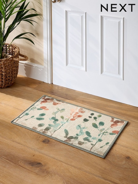 Multi Washable Autumnal Floral Print Doormat (AY6070) | €11 - €23.50