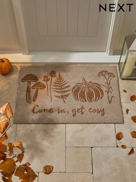 Autumnal Get Cosy Slogan Coir Doormat (AY6074) | 21 € - 36 €