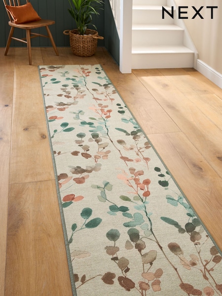 Multi Washable Autumnal Floral Print Runner (AY6081) | €59 - €86