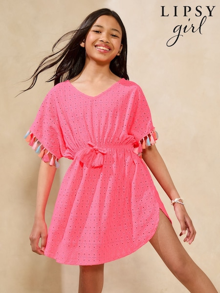 Lipsy Pink Jersey Kaftan (5-16yrs) (AY6291) | €35 - €44