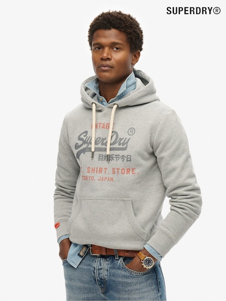 Grigio - Superdry Vl Heritage Relaxed Hoodie (AY6458) | € 82