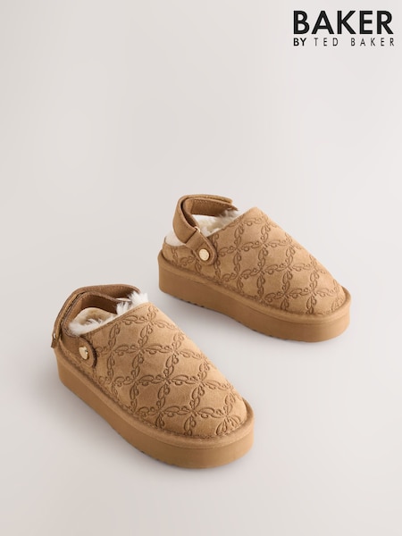 Baker by Ted Baker Girls Sling Back Mule Clog Slippers (AY6508) | €45 - €48
