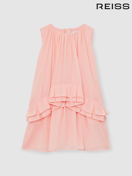 Rosa - Reiss Luni Chiffon Tiered Dress (AY6543) | 95 €