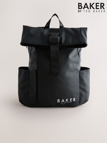 Negro - Baker by Ted Baker Boys Back to School Roll Top Backpack (AY6617) | 62 €