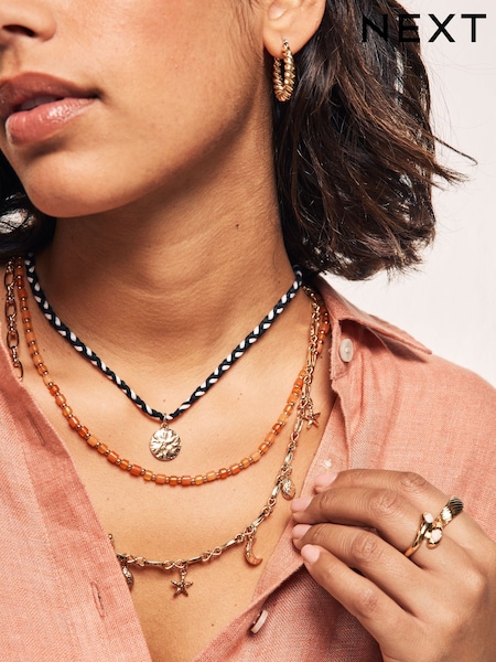 Bright Multilayer Beaded Necklace (AY6634) | €23.50
