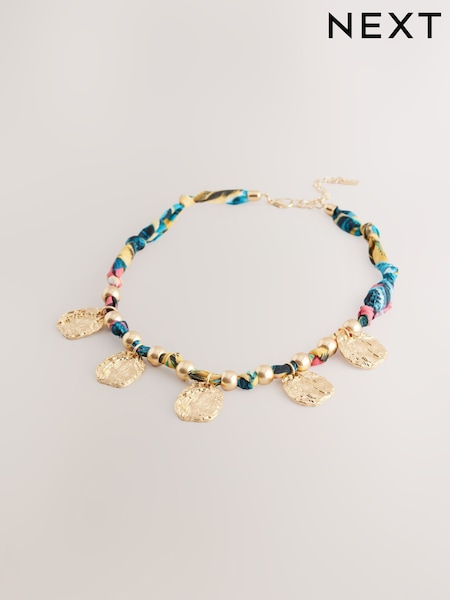 צבעוני - Knotted Scarf Necklace (AY6640) | ‏47‏₪