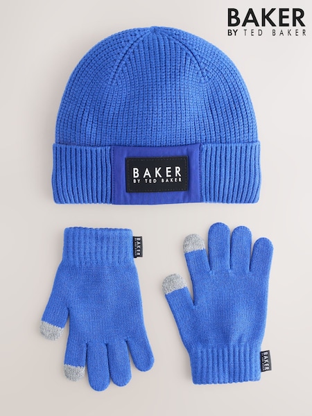 Baker by Ted Baker Boys Beanie and Gloves Set (AY6656) | 140 QAR