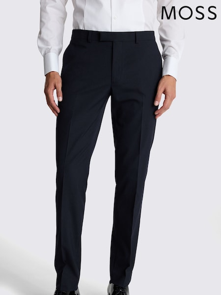 MOSS Blue Slim Fit Midnight Dress Trousers (AY6674) | R$ 690