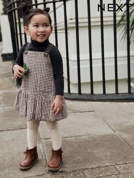 Kariert, Neutral - Bubble Hem Pinafore Dress (3mths-8yrs) (AY6738) | 21 € - 30 €