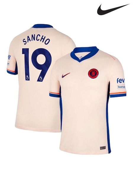 Nike Cream Chelsea Away Stadium Shirt 2024-25 Sancho 19 (AY6786) | €136