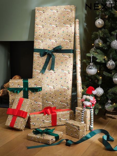 Craft Gonks Extra Wide, 10m Christmas Wrapping Papers (AY6880) | €8