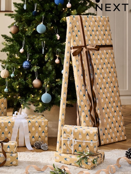 Craft Snowmen Extra Wide, 10m Christmas Wrapping Papers (AY6885) | €10.50