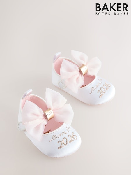 Baker by Ted Baker Baby Girls Born in 2026 Mary Jane Padders Shoes (AY7050) | €25