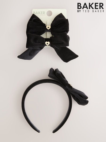 Negro - Baker by Ted Baker Girls Back to School Three Piece Multipack Headband (AY7064) | 25 €