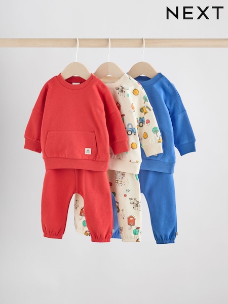 Bright Farm Baby Sweatshirt and Joggers 6 Piece Set (0mths-3yrs) (AY7101) | AED163 - AED173